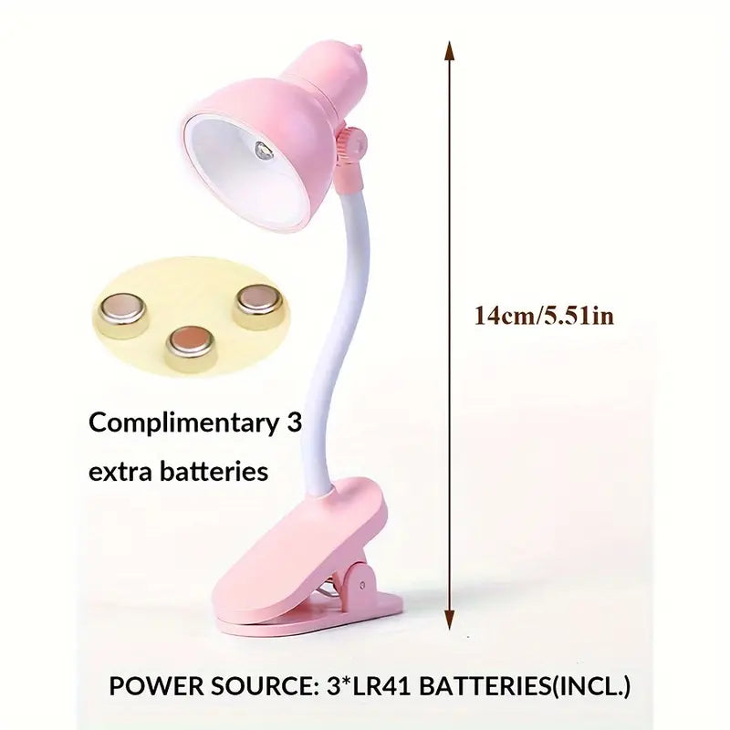 Mini Cute Fancy Book Clip Lamp