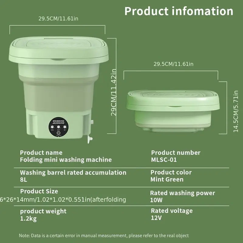 Portable Mini Folding Washing Machine