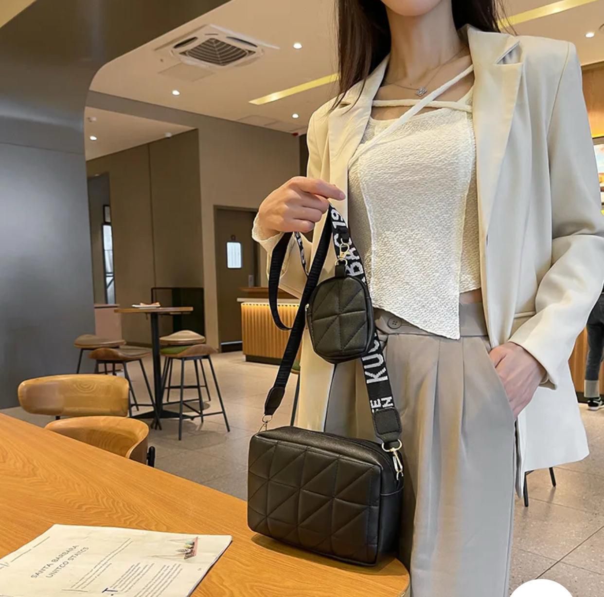 Hand bag with mini pouch