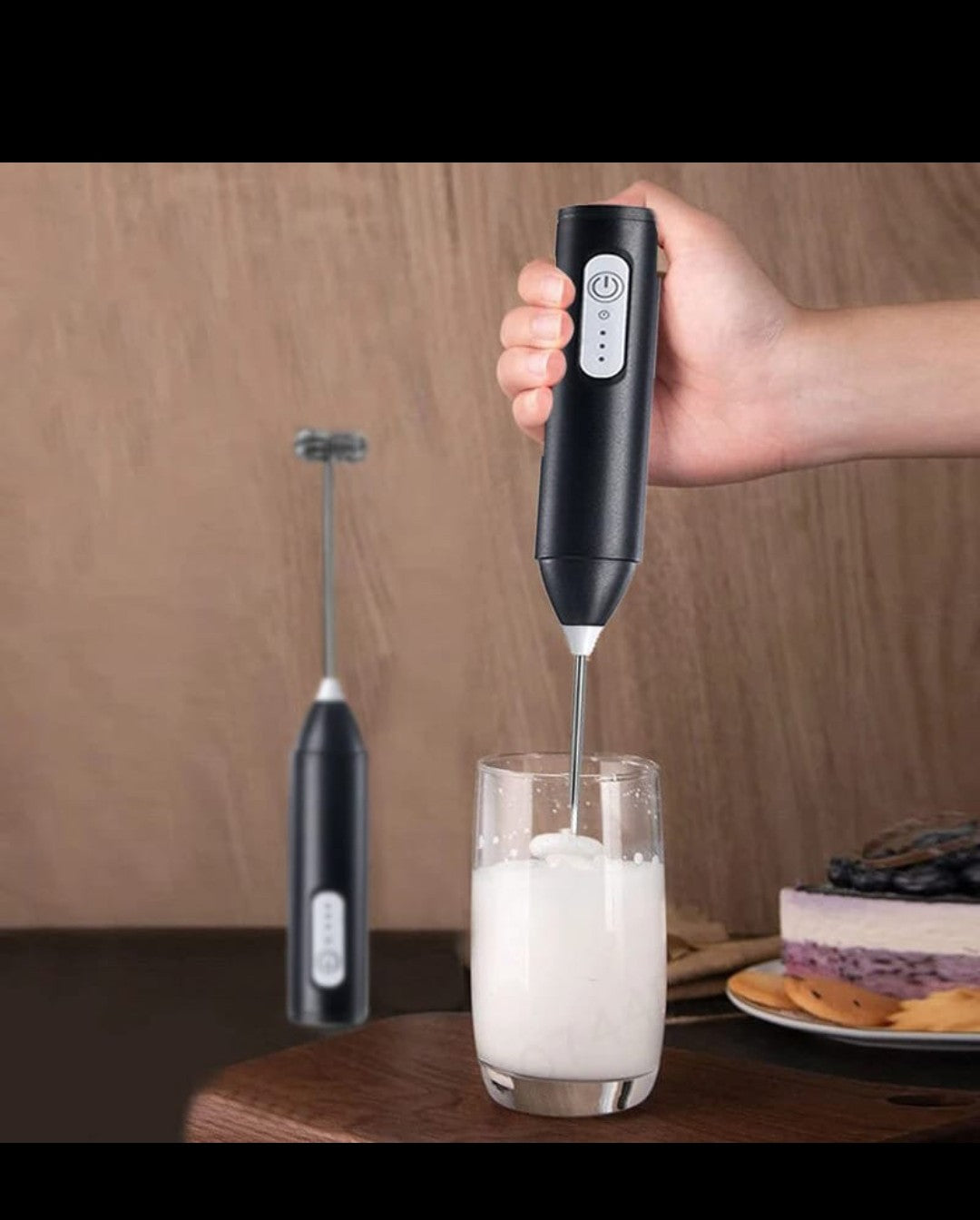 Electric Rechargeable Coffee Beater (Type-C, Handheld)