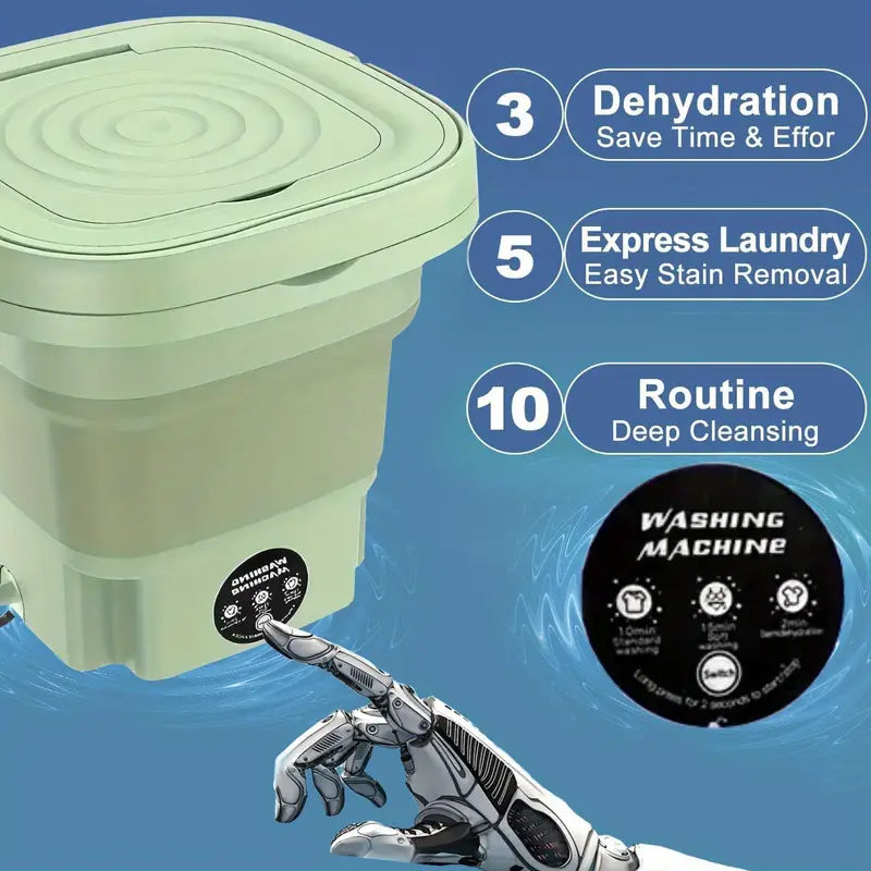 Portable Mini Folding Washing Machine