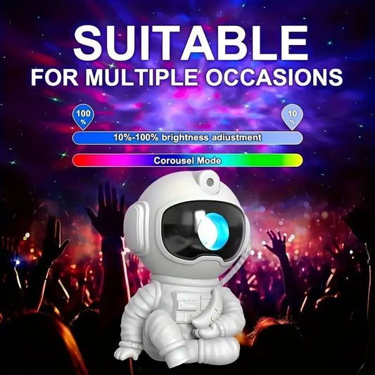 Astronaut Galaxy Star Projector Night Light