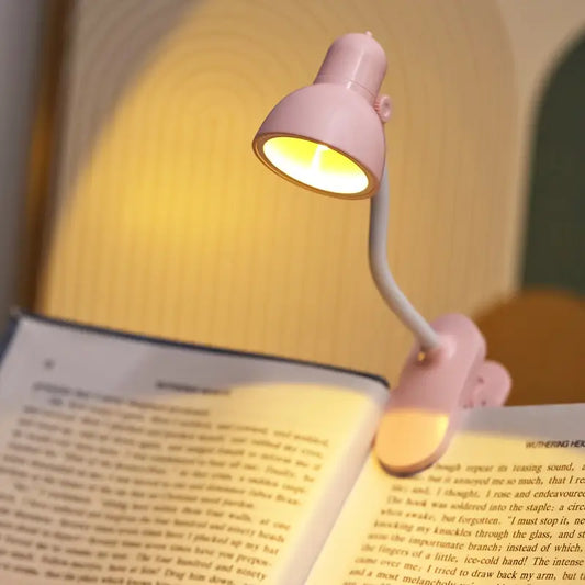 Mini Cute Fancy Book Clip Lamp