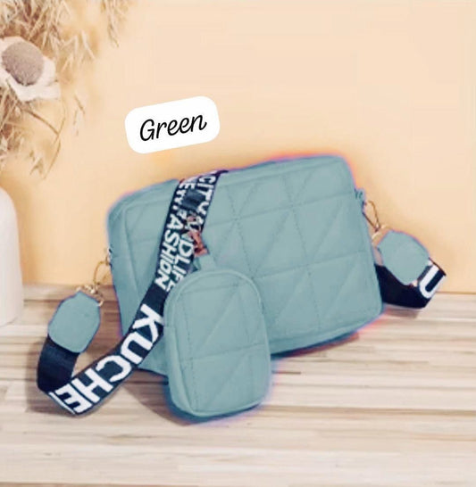 Hand bag with mini pouch