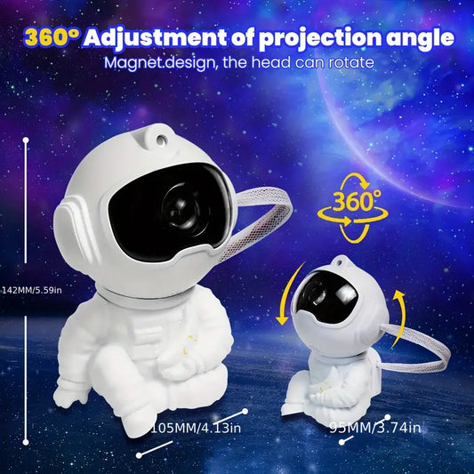 Astronaut Galaxy Star Projector Night Light