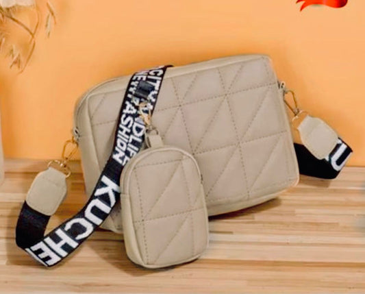 Hand bag with mini pouch